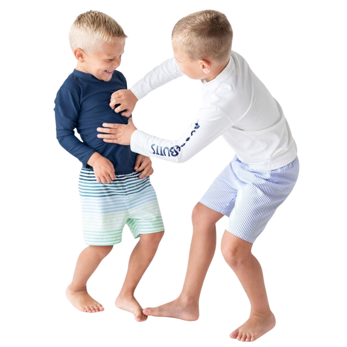 Camisa De Banho Infantil Ruggedbutts Navy FPS50+ - 6-12M - Quick-drying and flexible fit