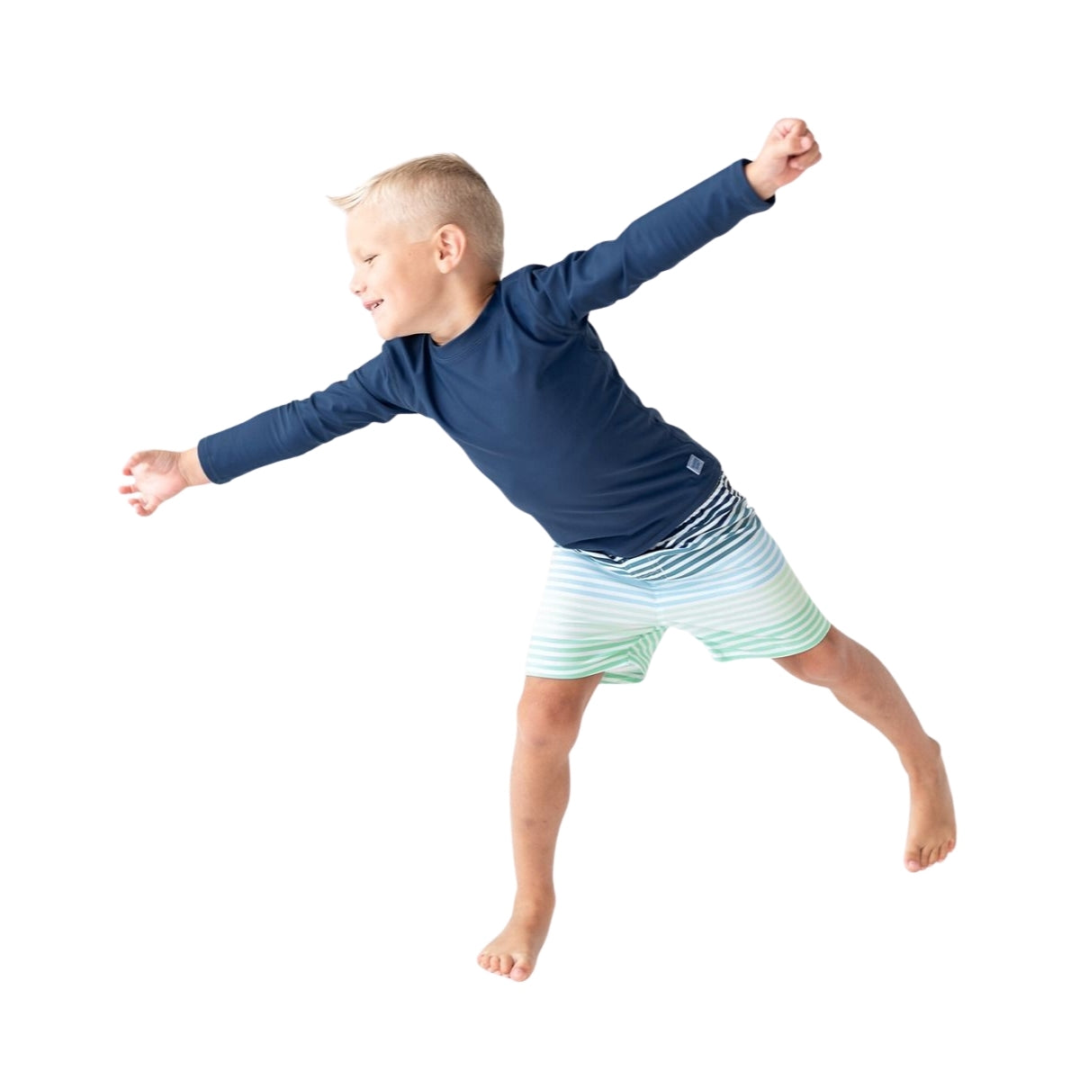 Camisa De Banho Infantil Ruggedbutts Navy FPS50+ - 6-12M - Reliable UPF 50+ sun protection